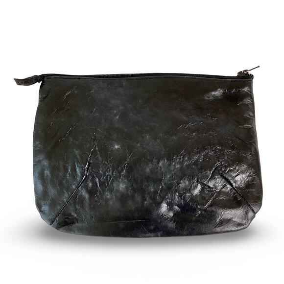 Small Leather Zip Pouch - Picture 1 of 3